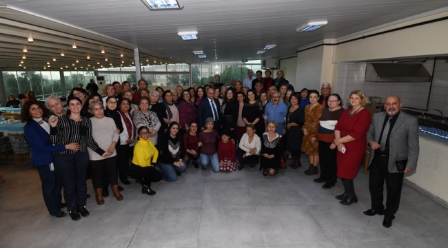 Başkan Arslan ile kursiyerler kahvaltıda buluştu
