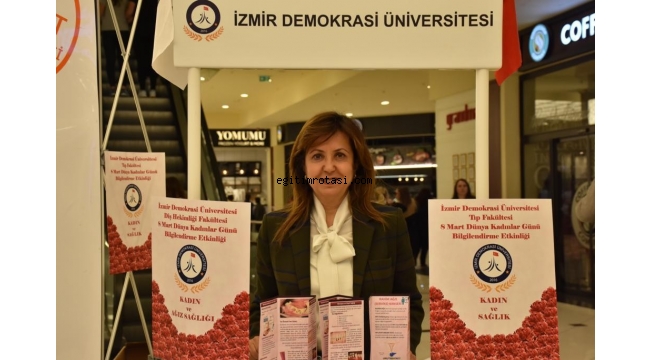 İzmir Demokrasi Üniversitesinden kadın sağlığı etkinliği