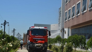 Okulda çıkan yangın söndürüldü