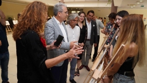 Güzel sanatlar öğrencileri tasarımlarını sergiledi
