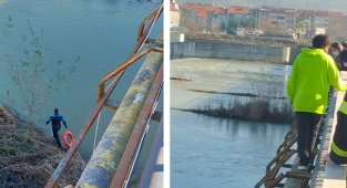 17 yaşındaki genç, intihar etmek için köprüye çıkınca ekipler alarma geçti