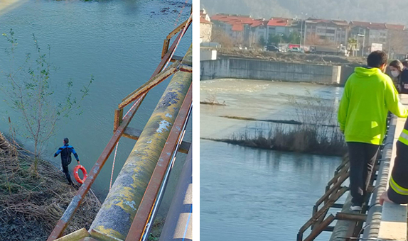 17 yaşındaki genç, intihar etmek için köprüye çıkınca ekipler alarma geçti