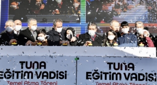Bakan Özer, Tuna Eğitim Vadisi temel atma törenine katıldı