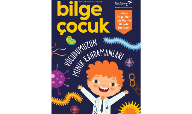 Görme engelli çocuklar için Bilge Çocuk'un 5'inci sayısı çıktı