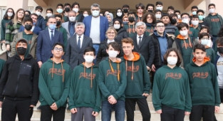 MEB Heyeti, Şanlıurfa'ya yapılacak 75 eğitim kurumu için kentte incelemelerde bulundu