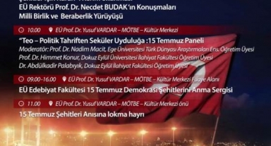 15 Temmuz şehitleri EÜ’de anılacak