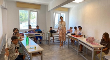 Karaburunlu Çocuklar Yaz Okulu’nda pek keyifli…