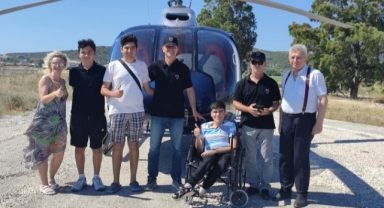 Öğrenciler Çeşme’yi Gökyüzünden Seyretti