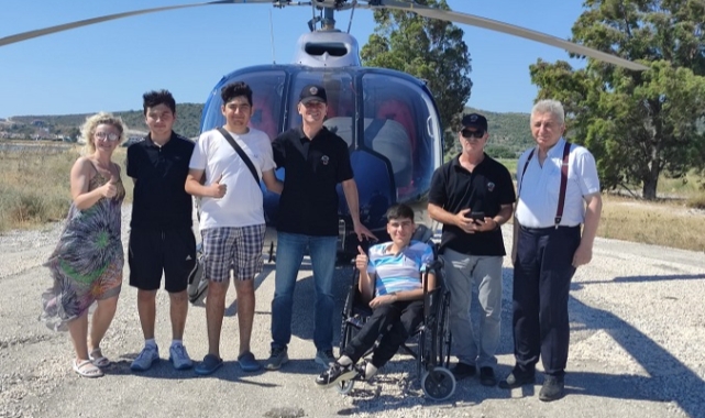 Öğrenciler Çeşme’yi Gökyüzünden Seyretti