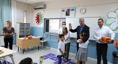 Başkan Engin, Miniklerin Okul Heyecanına Ortak Oldu