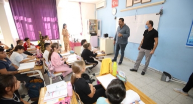 Bayraklı’da minikler can dostlarla buluştu
