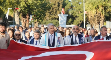 Ege Üniversitesinde, Cumhuriyet Bayramı gurur ve coşkuyla kutlandı