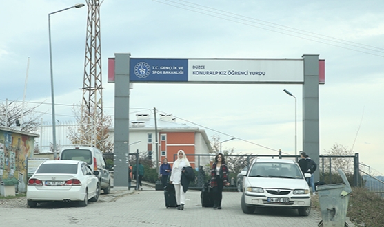 Düzce Üniversitesinde eğitime ara verildi!