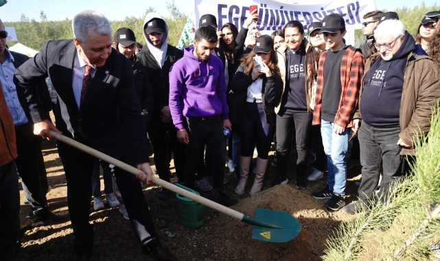 EÜ'den ağaçlandırmaya tam destek!