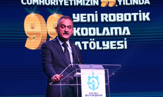 Kocaeli'de 99 robotik kodlama atölyesinin açılışı yapıldı