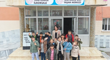 Alev öğretmenin sınıflarını yenilediği köy okulu koleji aratmıyor