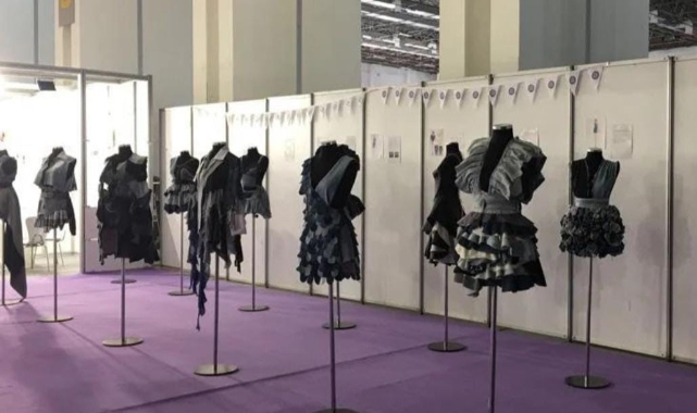 EÜ Moda ve Tasarım Yüksekokulundan “Denim Drapaj Sergisi”