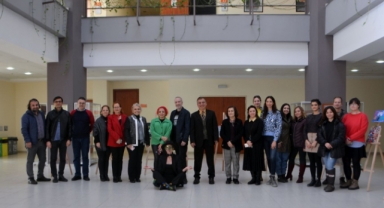 Genç İletişimciler kolajlarını sergilediler