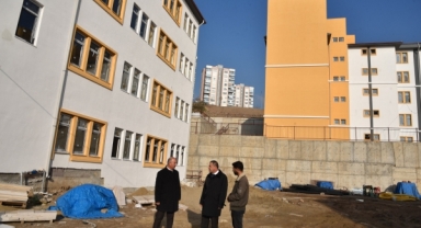 Karşıyaka spor lisesi inşaatı bitme aşamasında