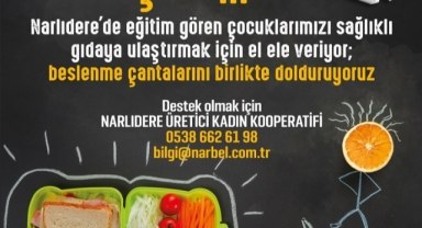Narlıdere’de ‘Beslenme Çantası Projesi