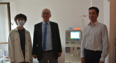 Egeli Munise’nin hayatı evde hemodiyaliz tedavisi ile değişti