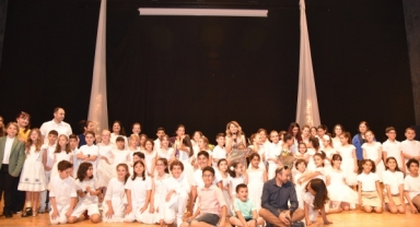 BİLSEM'in öğrencileri usta sanatçılara taş çıkarttılar