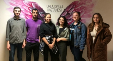 Egeli gençlerden hastalara moral verecek sanat projesi