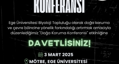 EÜ’de “Doğa Koruma Konferansı” düzenlenecek