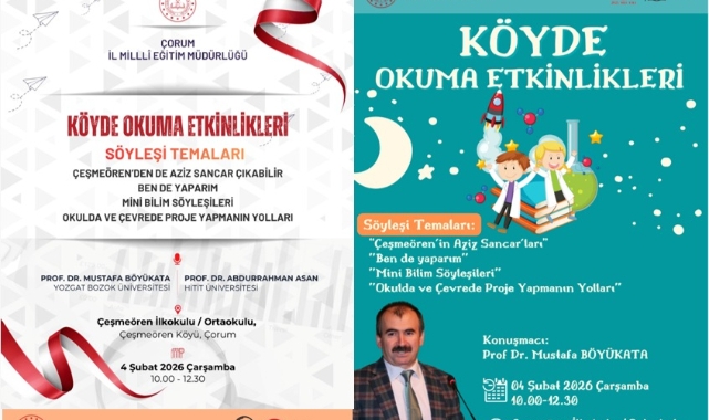 Çorum’da Aynı Gün Üç Anlamlı Eğitim Etkinliği