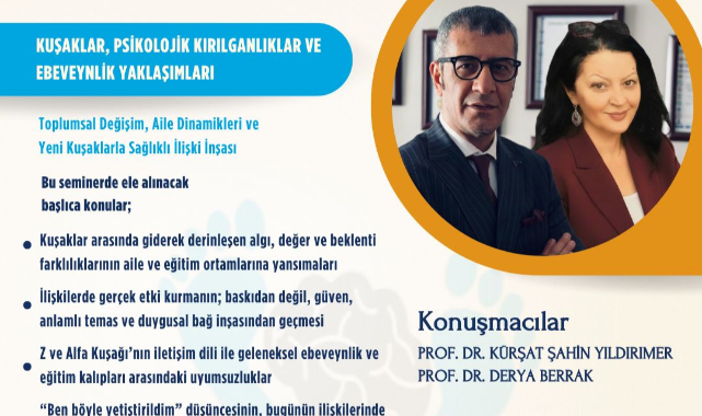 Narlıdere'de Ebeveynlik ve Kuşaklar Semineri Düzenleniyor