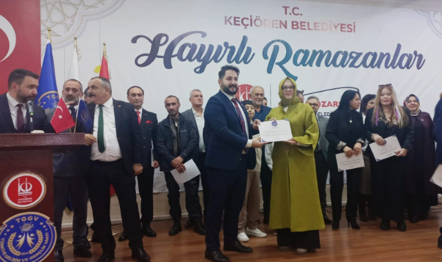 ANKARA'DA TGGV 'NİN BÜYÜK İFTAR SOFRASI BULUŞMASI MAZBATA TÖRENİ VE ÖDÜLLERLE TAÇLANDI 