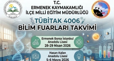 ERMENEK’TE BİLİM FUARLARI BAŞLIYOR! 