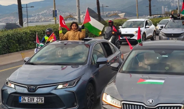 İzmir’den Filistin İçin Vicdan Konvoyu: “Zulme Rıza Göstermeyeceğiz!”