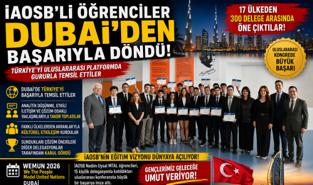 İzmirli Öğrenciler Dubai’de Tarih Yazdı!