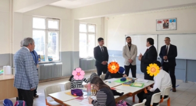 Kaymakam Şahin’den Özel Eğitim Okuluna Anlamlı Ziyaret: Öğrencilerin Mutluluğuna Ortak Oldular