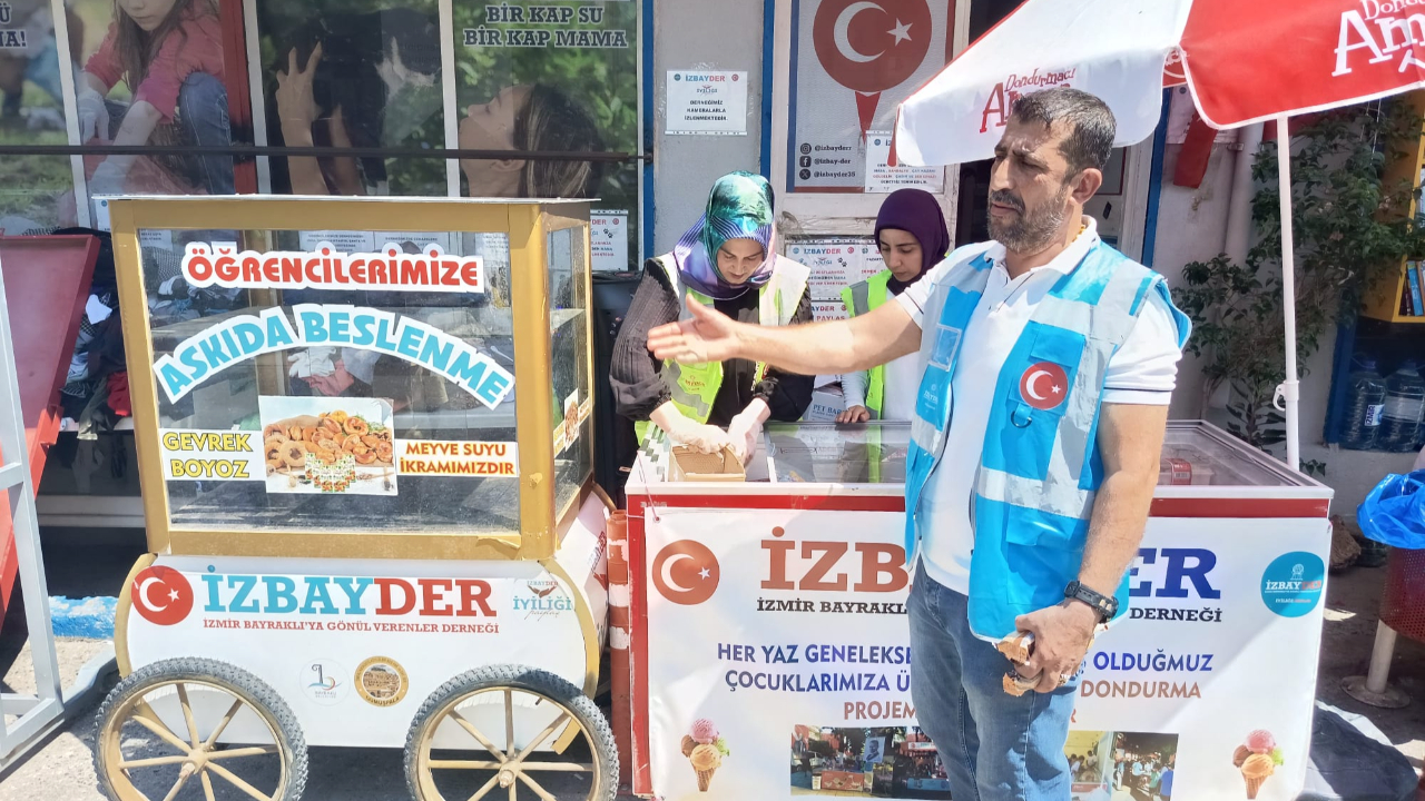 İZBAYDER'den Bayraklı'da Kesintisiz Gönül Seferberliği