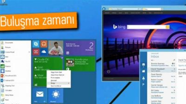 Başlat Menüsü Bu Tarihte Windows 8.1'e Dönüyor