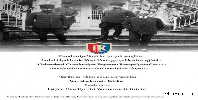 Cumhuriyet Coşkusu İtk Uşakizade Köşkü’nde Yaşanacak