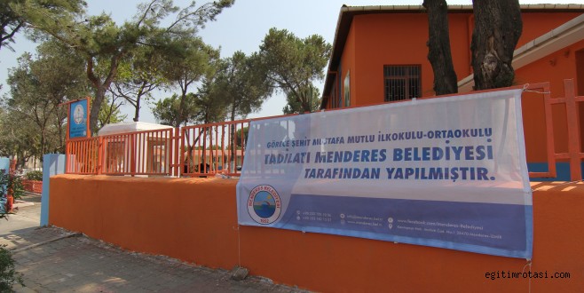 Menderes’te okullar yenileniyor