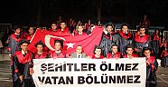 Bornova Koleji Öğrencileri Şehitleri Unutmadı