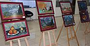 Çocuklardan karma resim sergisi